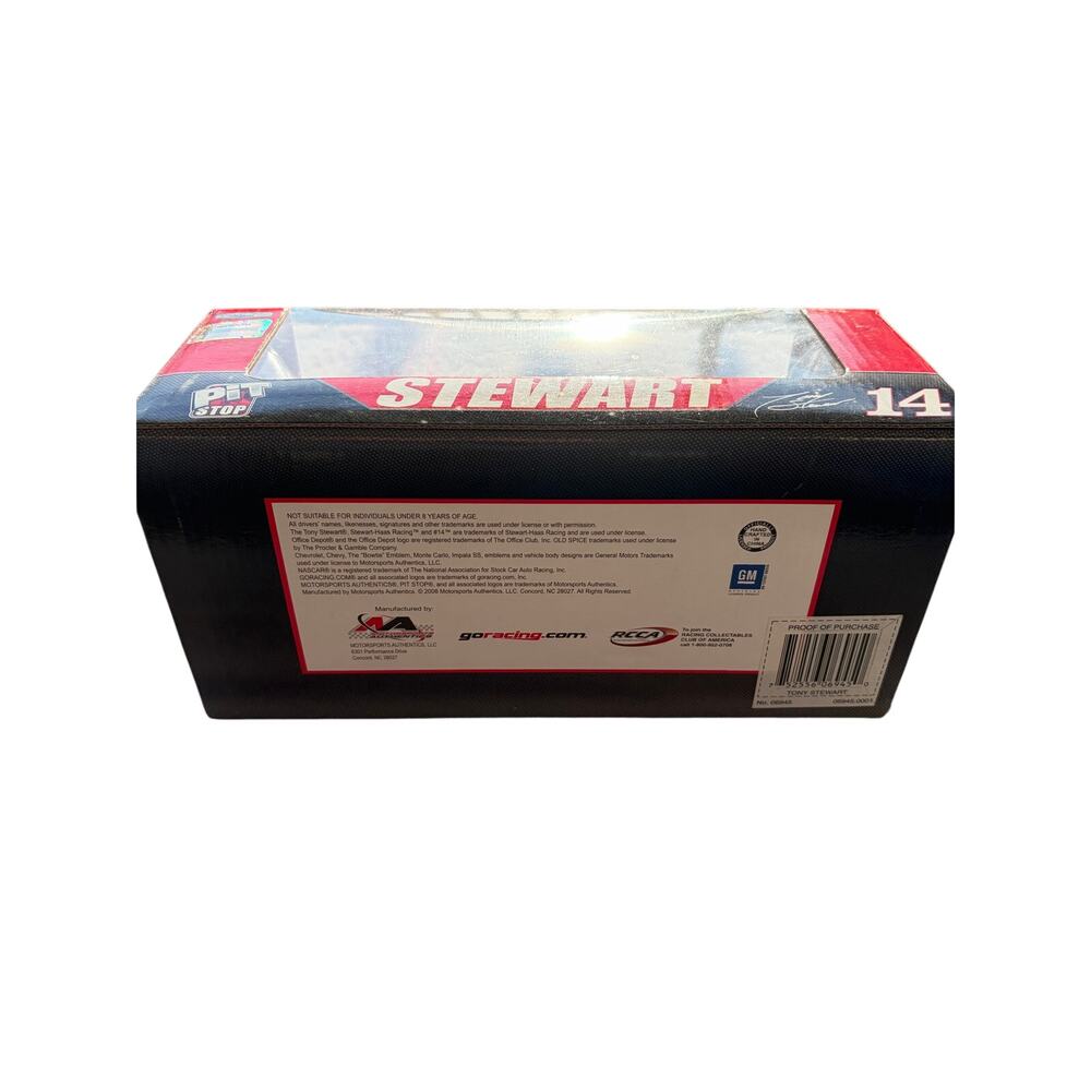 Nascar 2008 Tony Stewart 1/24 die-cast- Put Stop-NIB - Picture 3 of 3